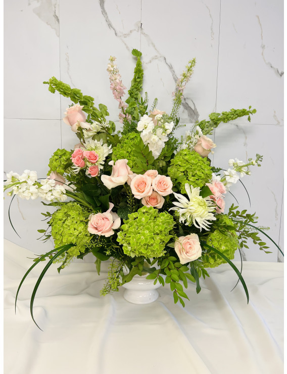 GREEN AND PINK ROSE TRIBUTE ~ NEW~