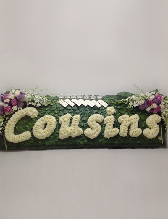 FLORAL SCRIPT COUSINS