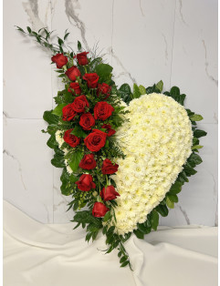 RED ROSE HEART