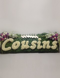 FLORAL SCRIPT COUSINS