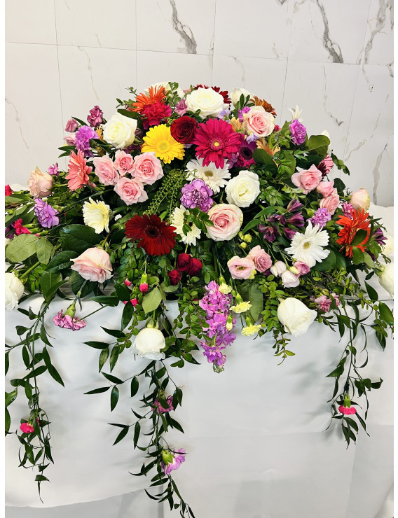 COUSSIN FLEURS DE JARDIN ~NOUVEAU~