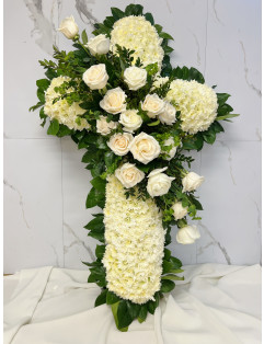 CROIX ROSES BLANCHES